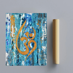 CHITRAPOTLI Omkaar - Abstract OM Spiritual Art Canvas Print