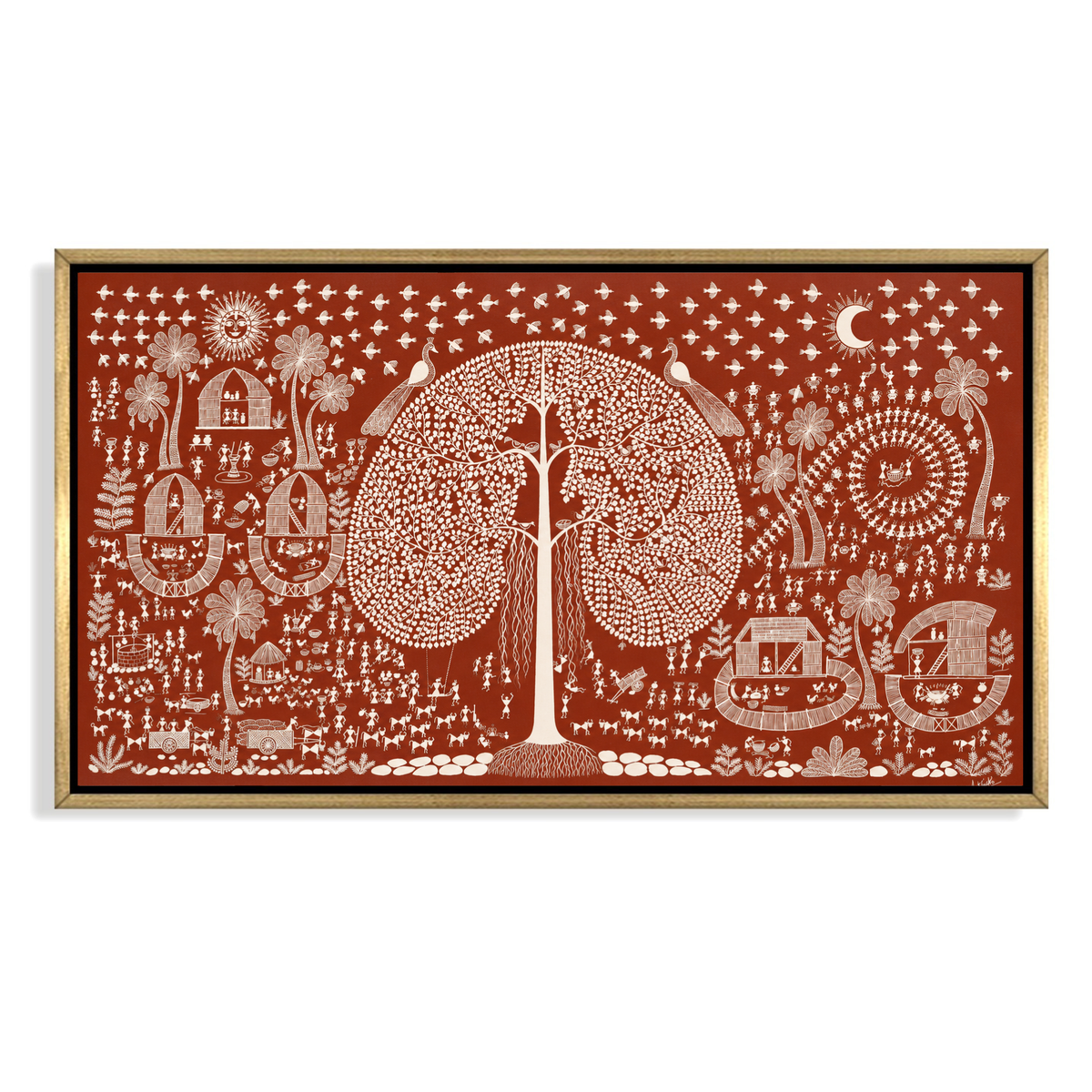 CHITRAPOTLI  JEEVAN Vriksh-tree of life- Red