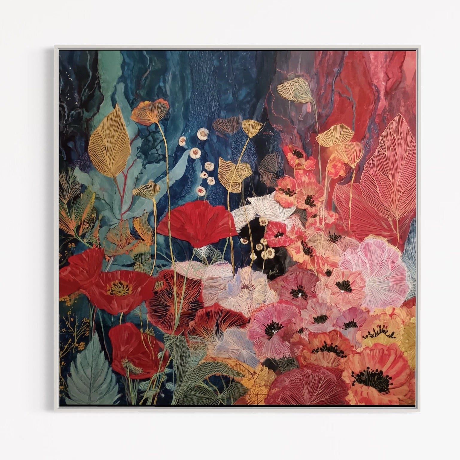 CHITRAPOTLI Pushpraag Canvas Wall Art