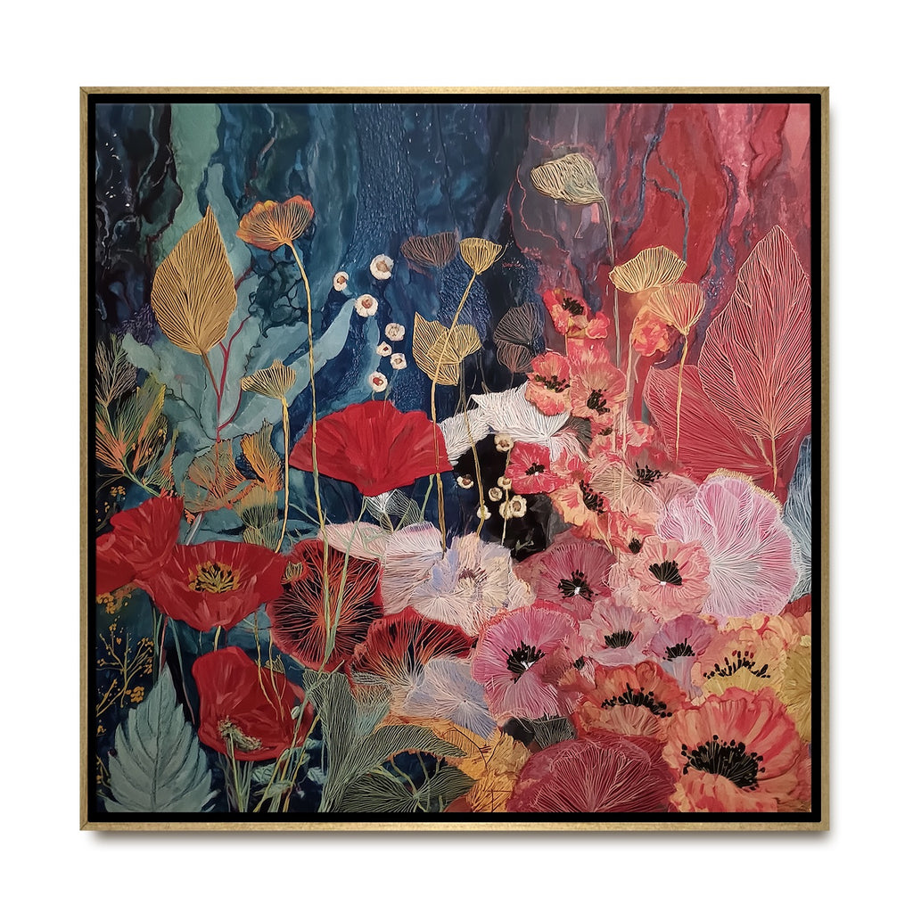 CHITRAPOTLI Pushpraag Canvas Wall Art