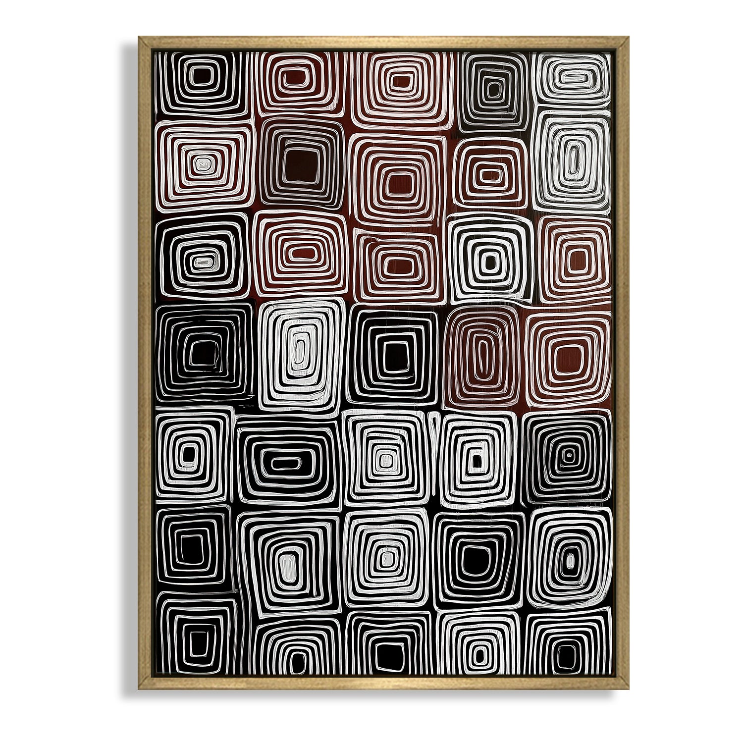 CHITRAPOTLI Geometric Painting Wall Art