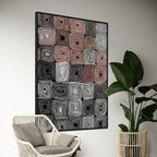 CHITRAPOTLI Geometric Painting Wall Art