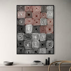 CHITRAPOTLI Geometric Painting Wall Art