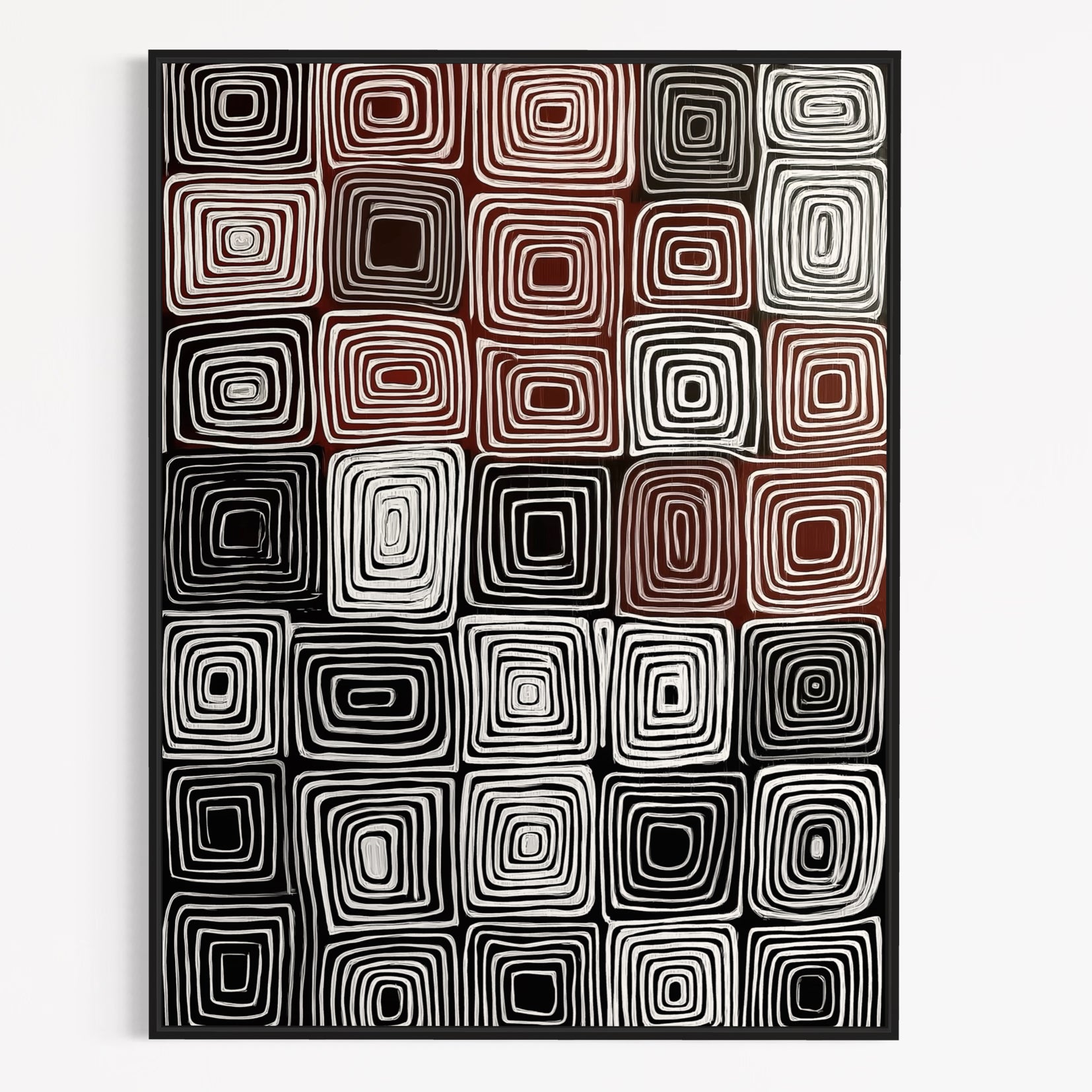 CHITRAPOTLI Geometric Painting Wall Art