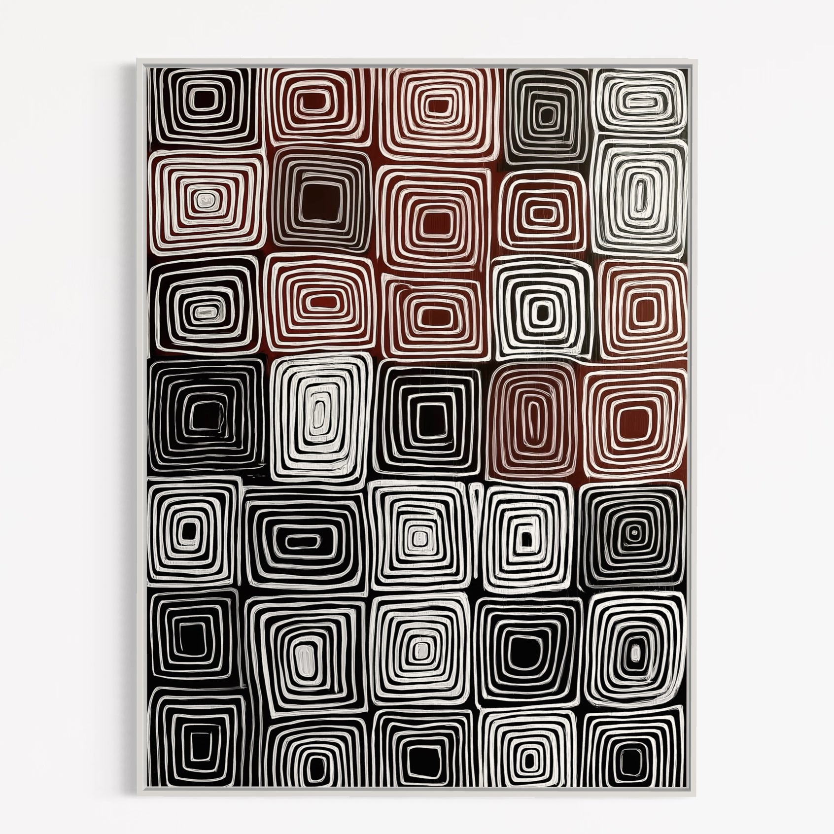 CHITRAPOTLI Geometric Painting Wall Art