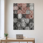 CHITRAPOTLI Geometric Painting Wall Art