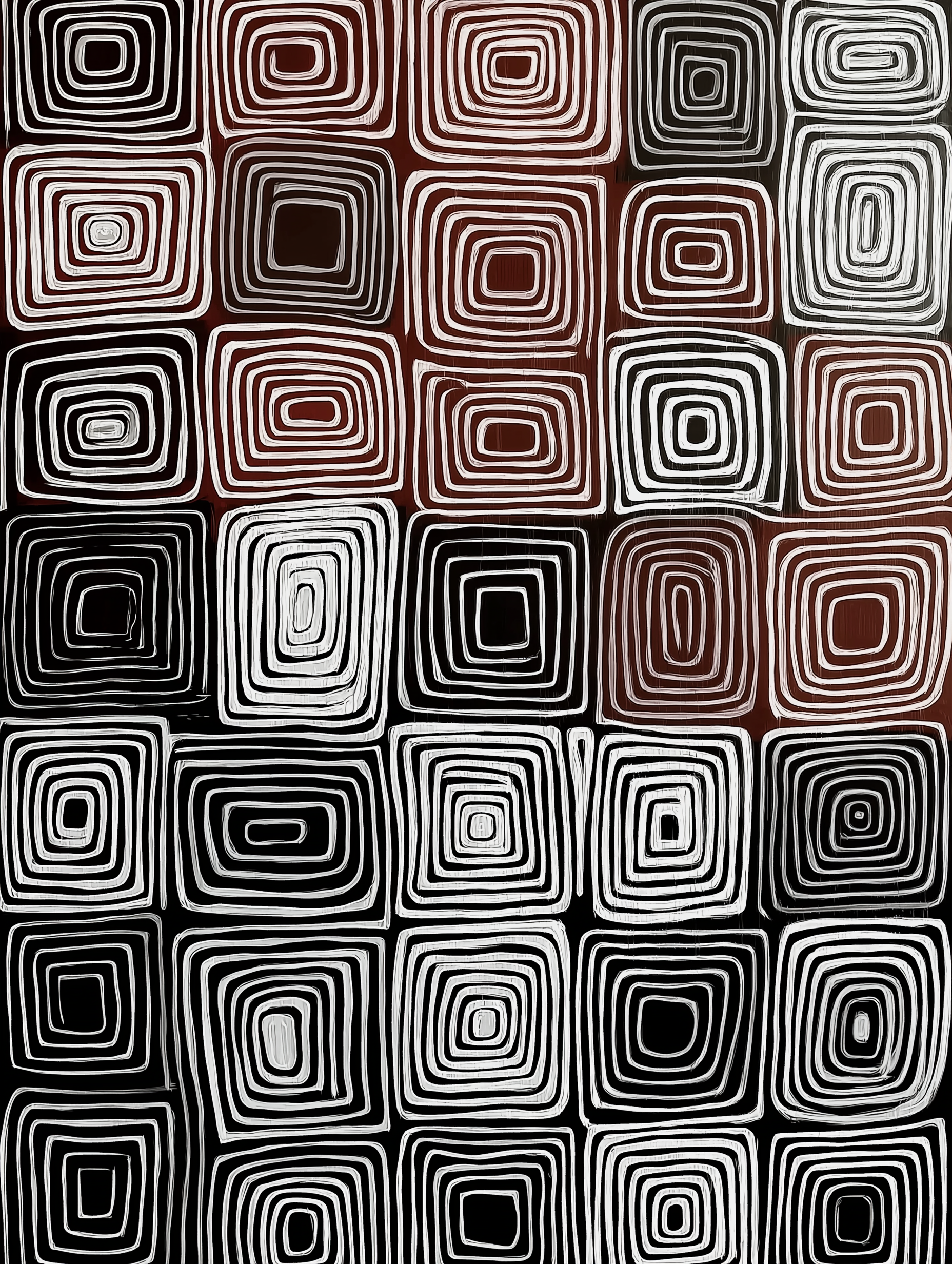 CHITRAPOTLI Geometric Painting Wall Art