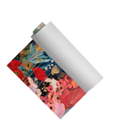 CHITRAPOTLI Pushpraag Potrait Canvas Wall Art | Red Poppy Floral Botanical Painting Print