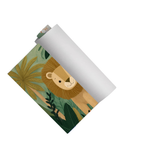 CHITRAPOTLI Little King of the Jungle Canvas Wall Art-Cute Lion Canvas Print for Kids Room-Jungle Animal Nursery Decor-Safari Theme Wall Art