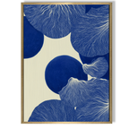 CHITRAPOTLI Indigo Flow 4 Abstract Canvas Wall Art Blue and White Modern Abstract Painting Minimalist Geometric Line Art Canvas Print Contemporary Wall Décor