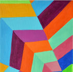 CHITRAPOTLI Spectrum Flow – 3D Geometric Art | Modern Abstract Canvas Print