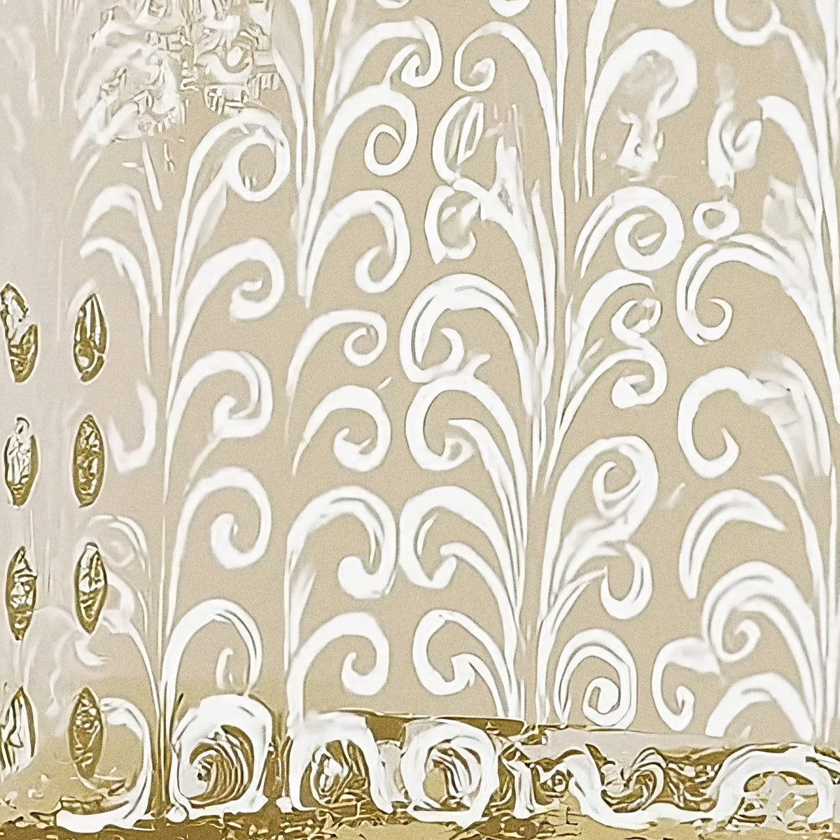 CHITRAPOTLI Gilded Botanical Harmony Abstract Canvas Wall Art Modern Gold Sage Green Grey Beige Painting Luxury Contemporary Wall Decor Decorative Canvas Print for Living Room