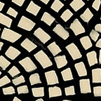 CHITRAPOTLI Monochrome Mosaic Canvas Wall Art Black Beige Geometric Mosaic Painting Modern Contemporary Wall Decor Minimalist Textured Artwork for Living Room, Bedroom Office
