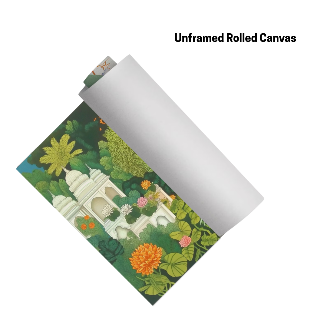CHITRAPOTLI Rajbagh – Royal Garden Landscape Canvas Art