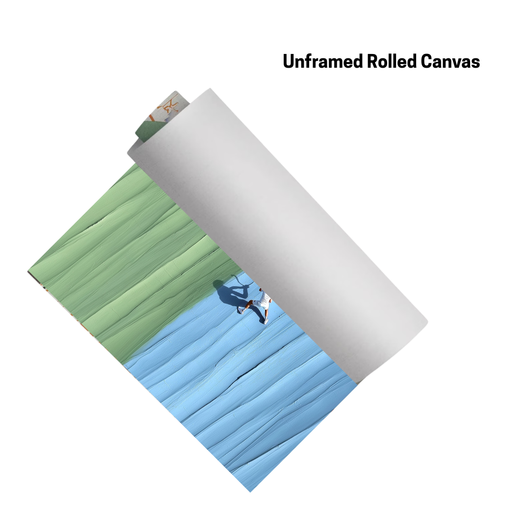 CHITRAPOTLI Between the Lines - Tennis Abstract Canvas Art