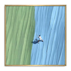 CHITRAPOTLI Between the Lines - Tennis Abstract Canvas Art