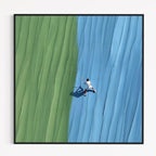 CHITRAPOTLI Between the Lines - Tennis Abstract Canvas Art