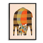 CHITRAPOTLI Maa Prakriti -The Nurturing Force | Indian Folk Art Inspired Canvas Print