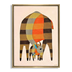 CHITRAPOTLI Maa Prakriti -The Nurturing Force | Indian Folk Art Inspired Canvas Print