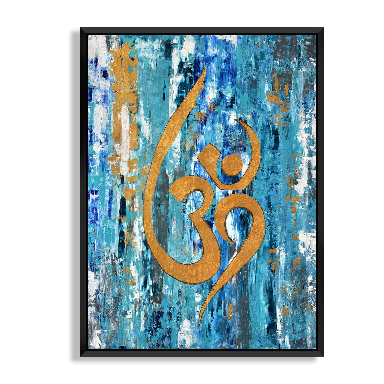 CHITRAPOTLI Omkaar - Abstract OM Spiritual Art Canvas Print