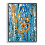 CHITRAPOTLI Omkaar - Abstract OM Spiritual Art Canvas Print