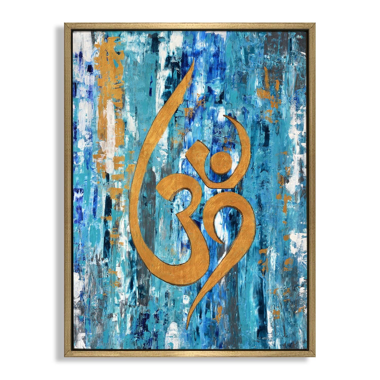CHITRAPOTLI Omkaar - Abstract OM Spiritual Art Canvas Print