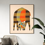 CHITRAPOTLI Maa Prakriti -The Nurturing Force | Indian Folk Art Inspired Canvas Print