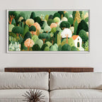 CHITRAPOTLI Whispering Woods   Botanical Landscape Canvas Art