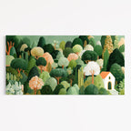 CHITRAPOTLI Whispering Woods   Botanical Landscape Canvas Art