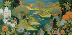 CHITRAPOTLI Rajbagh – Royal Garden Landscape Canvas Art