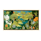 CHITRAPOTLI Rajbagh – Royal Garden Landscape Canvas Art