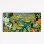 CHITRAPOTLI Rajbagh – Royal Garden Landscape Canvas Art