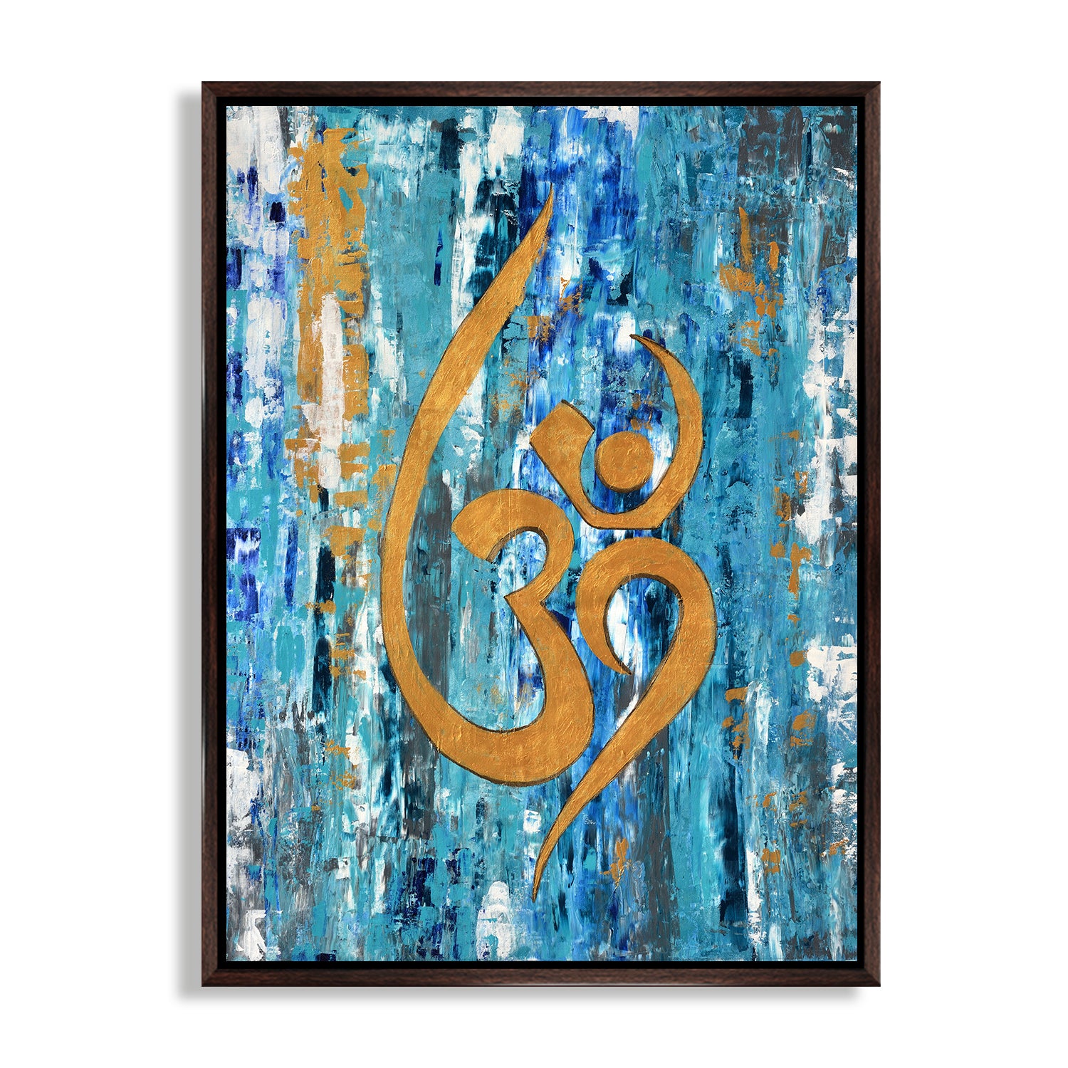 CHITRAPOTLI Omkaar - Abstract OM Spiritual Art Canvas Print