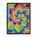 CHITRAPOTLI Spectrum Flow – 3D Geometric Art | Modern Abstract Canvas Print