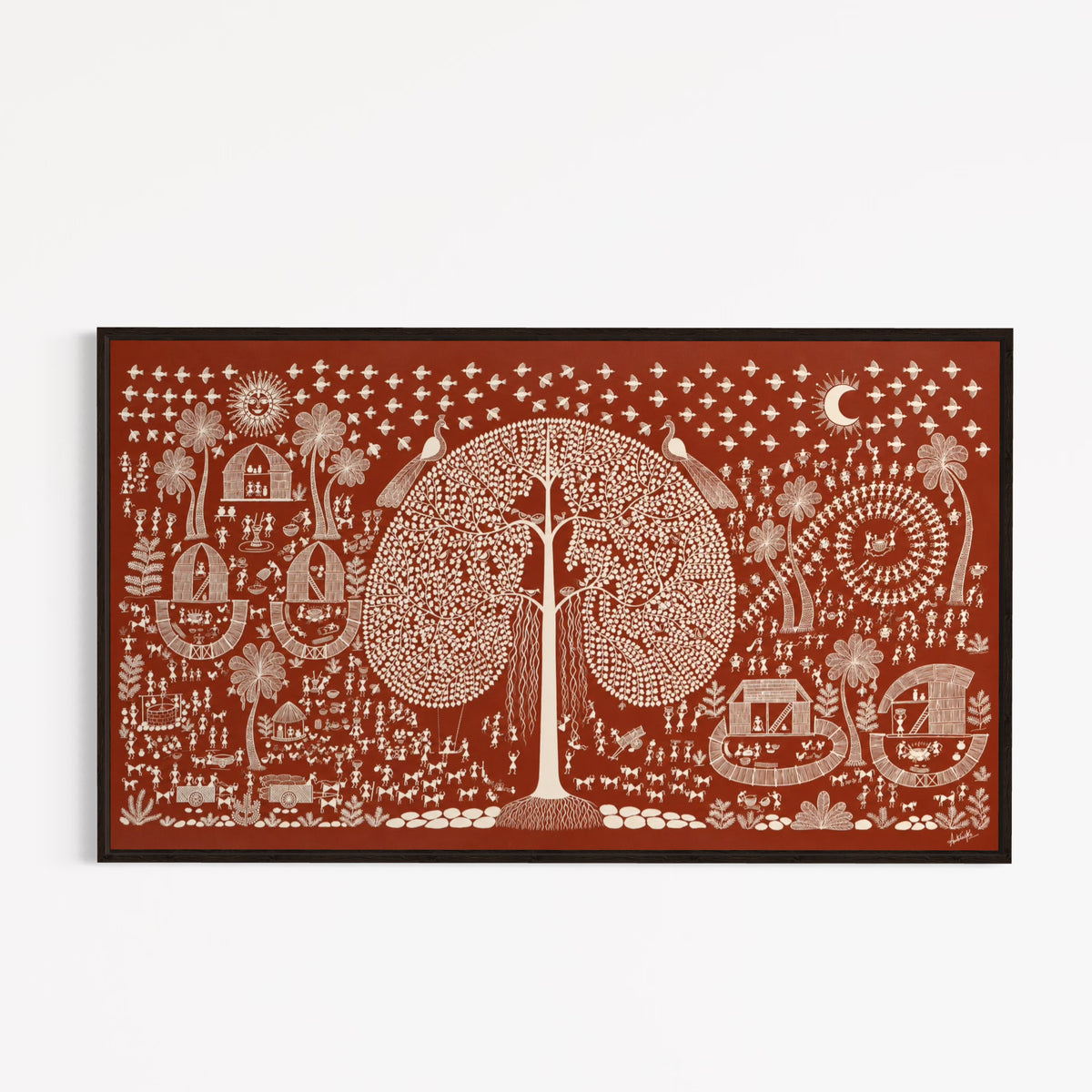 CHITRAPOTLI  JEEVAN Vriksh-tree of life- Red