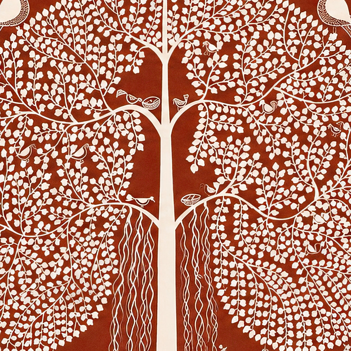 CHITRAPOTLI  JEEVAN Vriksh-tree of life- Red