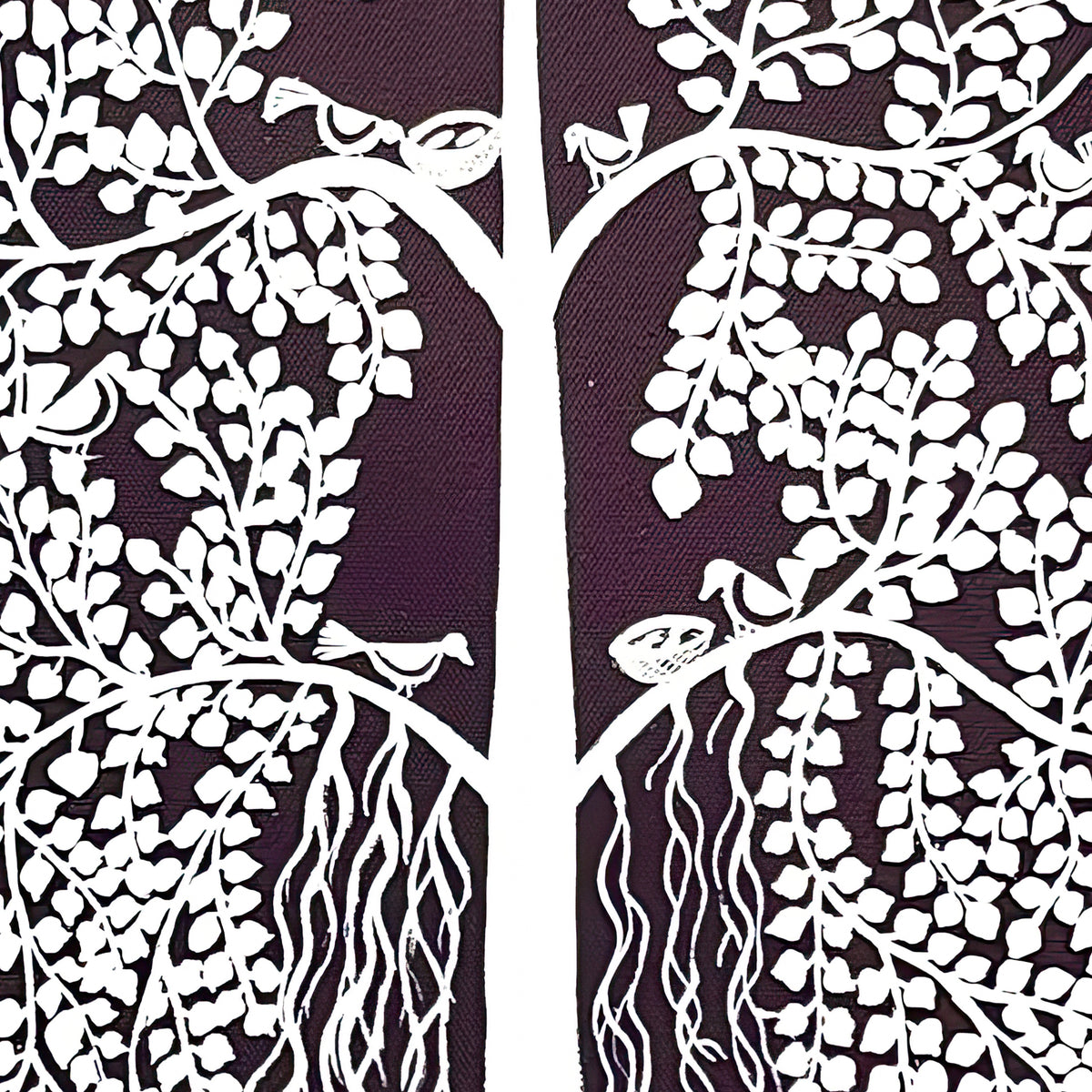 CHITRAPOTLI  JEEVAN Vriksh-tree of life- Mauve