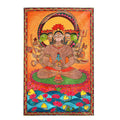 Panchmukhi Hanuman ji Painting | Vastu Art Canvas and Frame for Home & Office Décor | Indian Folk Art |