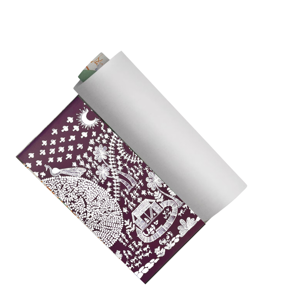 CHITRAPOTLI  JEEVAN Vriksh-tree of life- Mauve