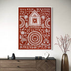 Warli Painting | Art Canvas and Frame Style for Home & Office Décor | Indian Folk Art |