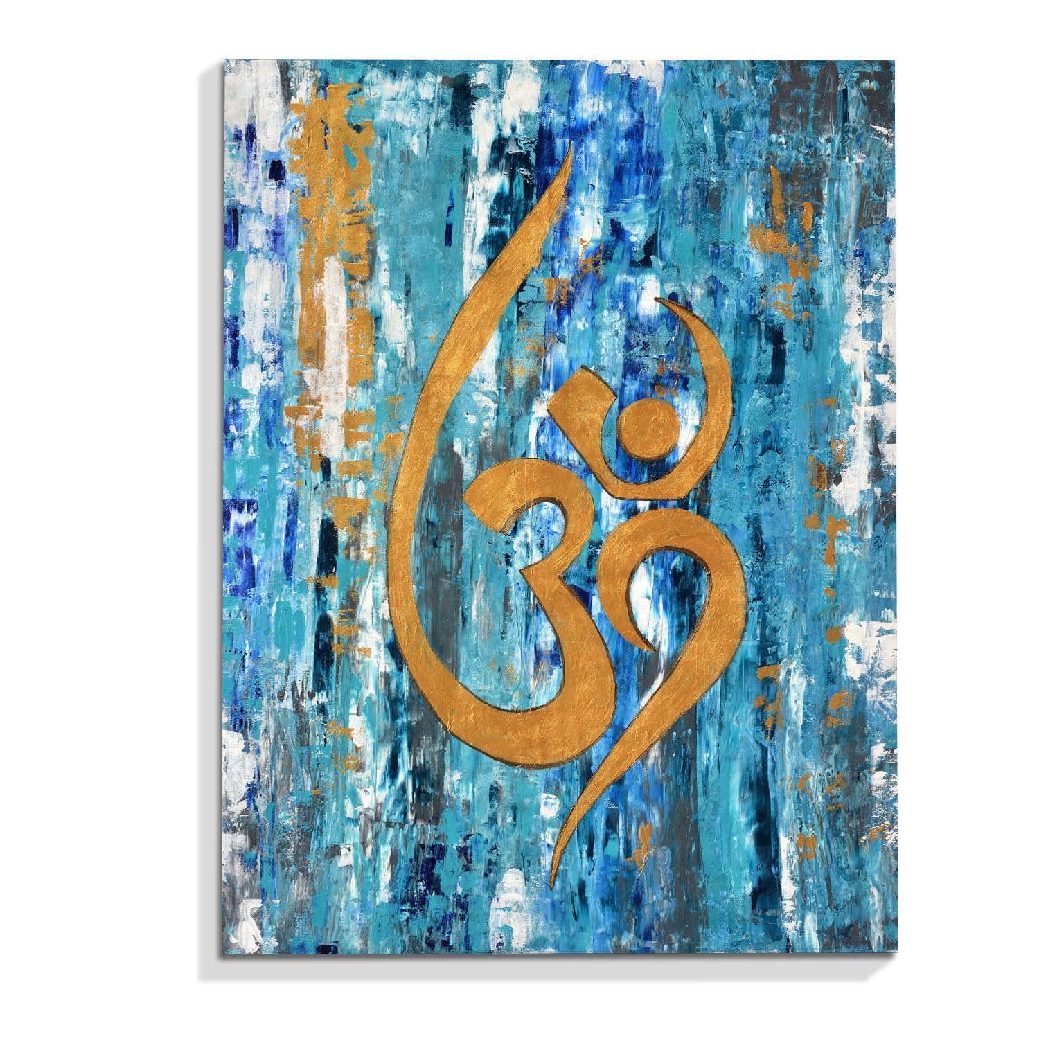 CHITRAPOTLI Omkaar - Abstract OM Spiritual Art Canvas Print