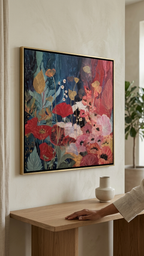 CHITRAPOTLI Pushpraag Canvas Wall Art