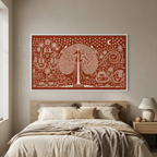CHITRAPOTLI  JEEVAN Vriksh-tree of life- Red