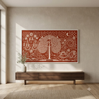 CHITRAPOTLI  JEEVAN Vriksh-tree of life- Red