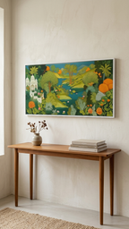 CHITRAPOTLI Rajbagh – Royal Garden Landscape Canvas Art
