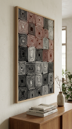 CHITRAPOTLI Geometric Painting Wall Art