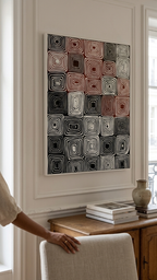 CHITRAPOTLI Geometric Painting Wall Art