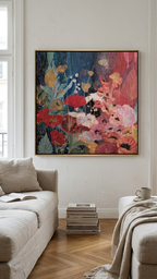 CHITRAPOTLI Pushpraag Canvas Wall Art